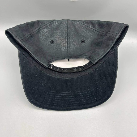 Air Jordan Hat Men Black Cement Elephant Metal Logo Jumpman Snap Back Cap